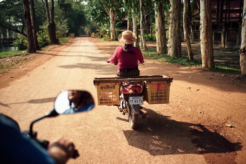 A glimpse of daily life in Southeast Asia: simplicity captured in vibrant settings
