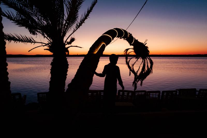 Sunset at Fatnas Island