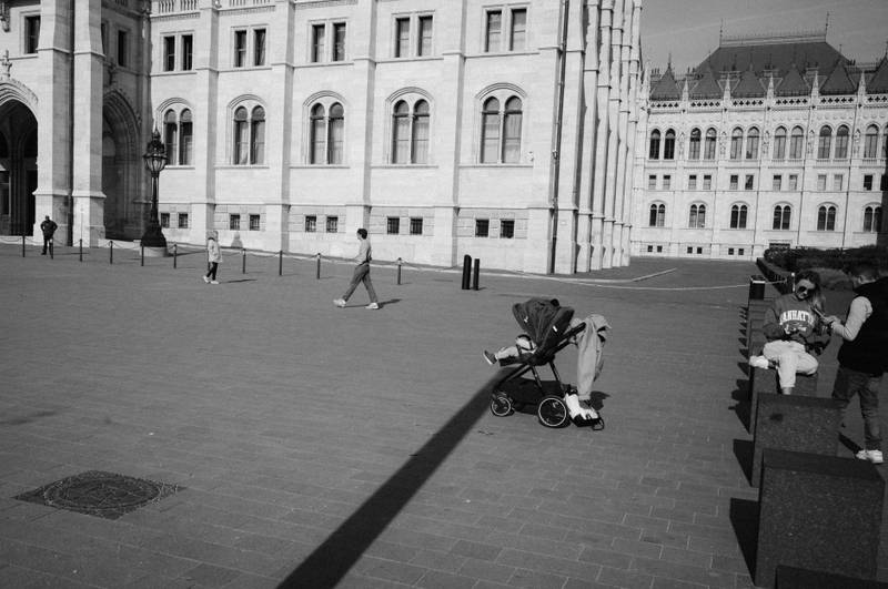Street scene in Budapest