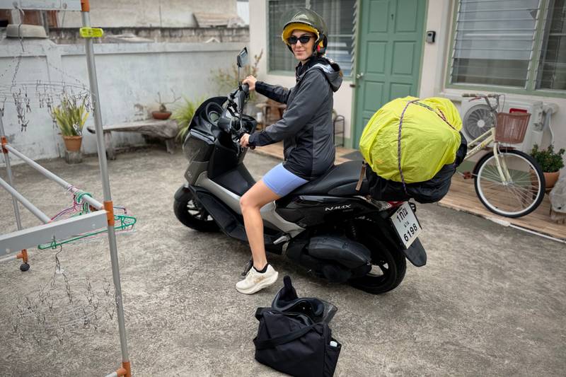 Loaded up and ready to leave