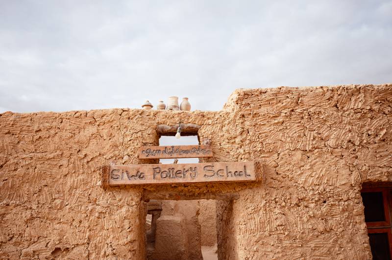 Siwa Pottery School inside Shali's Fortress